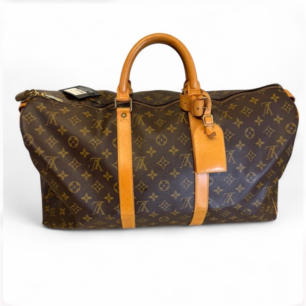 Size 50 Louis Vuitton Monogram Canvas Duffel Bag authentic